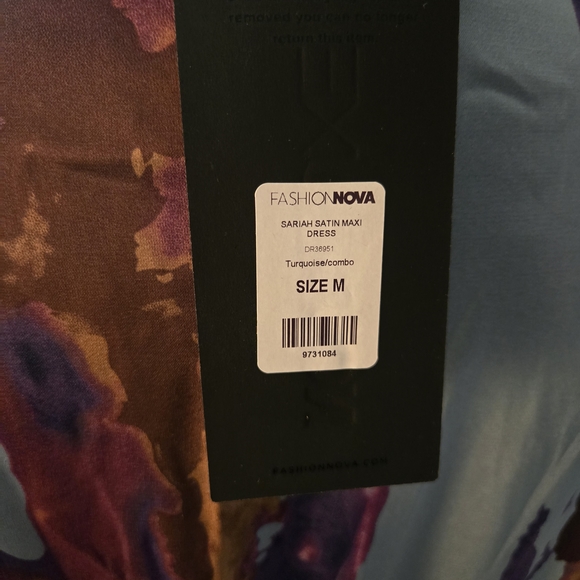 Fashion Nova Vibrant Long Sleeve Maxi Dress - Picture 8 of 9